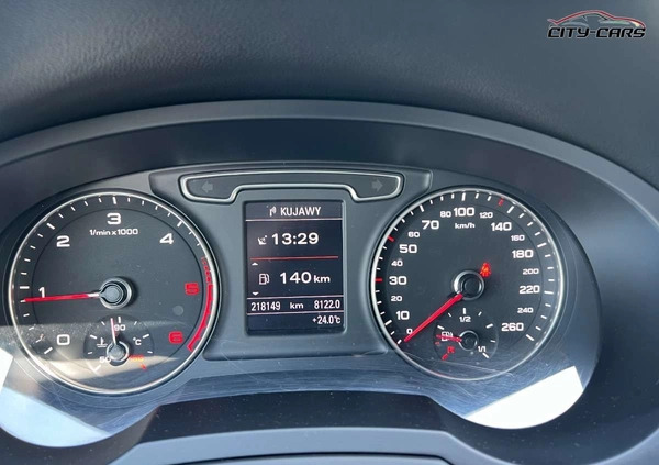 Audi Q3 cena 68900 przebieg: 218000, rok produkcji 2014 z Gorzów Wielkopolski małe 781